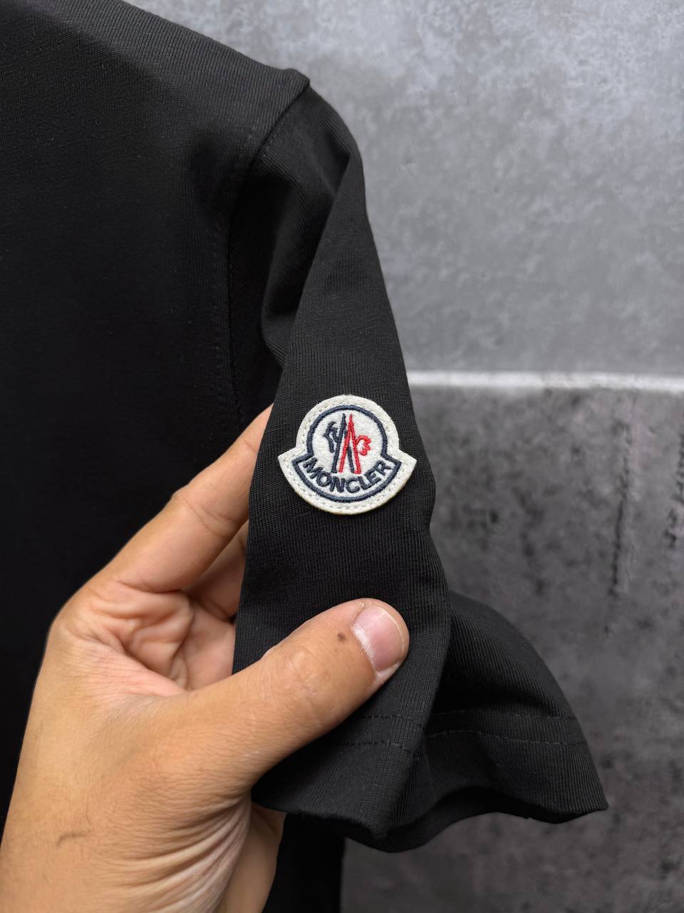 Moncler Logo-Collar T-Shirts Mens in 2 Colors Best Sale UK Reps AAA Quality