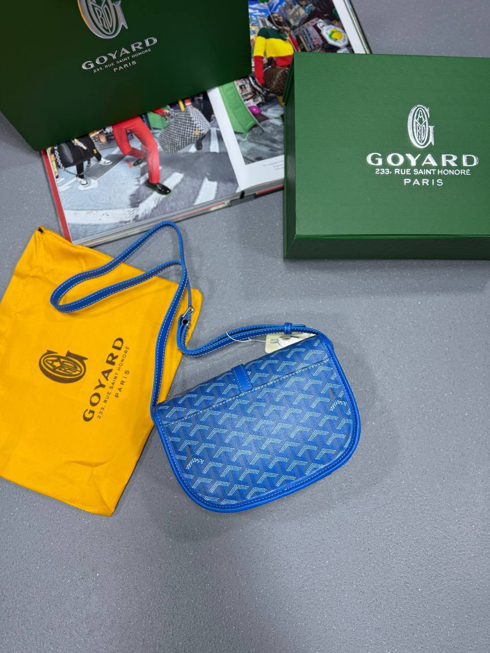 Goyard Belvedere Urbain Messenger Bag Premium Leather Crossbody Womens Bag in 2 Colors UK Reps AAA Quality