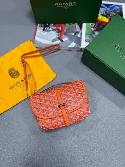 Goyard Belvedere Urbain Messenger Bag Premium Leather Crossbody Womens Bag in 2 Colors UK Reps AAA Quality