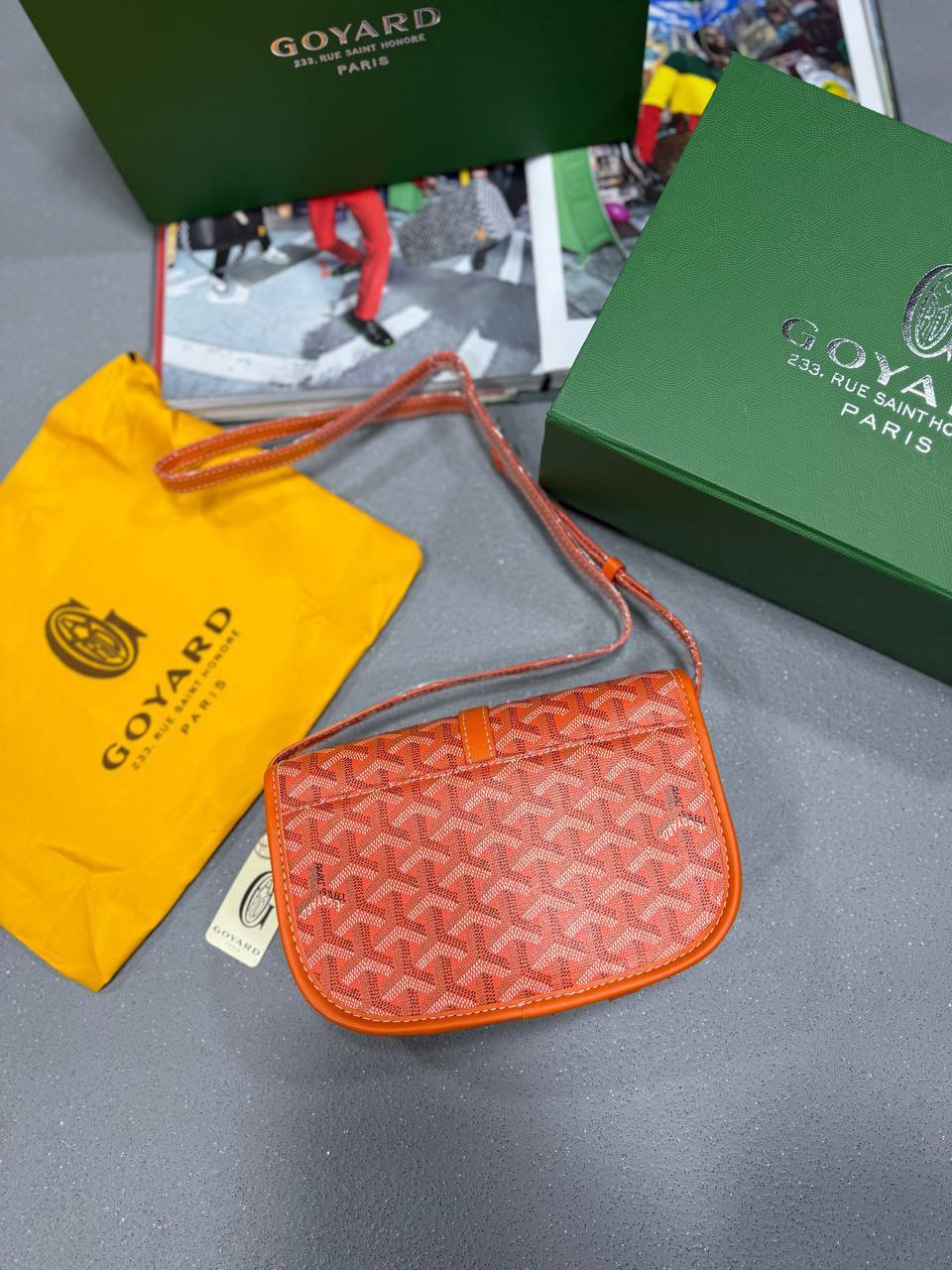 Goyard Belvedere Urbain Messenger Bag Premium Leather Crossbody Womens Bag in 2 Colors UK Reps AAA Quality