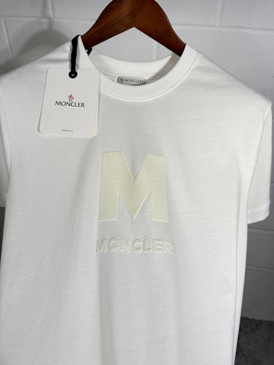 Moncler Men's Printed Logo T-Shirts in 2 Colors UK Reps AAA Quality