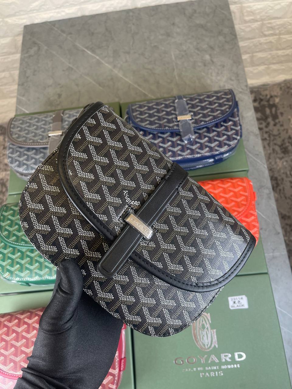 Goyard Belvedere Urbain Messenger Bag Premium Leather Crossbody Mens Bag in Multiple Colors UK Reps AAA Quality