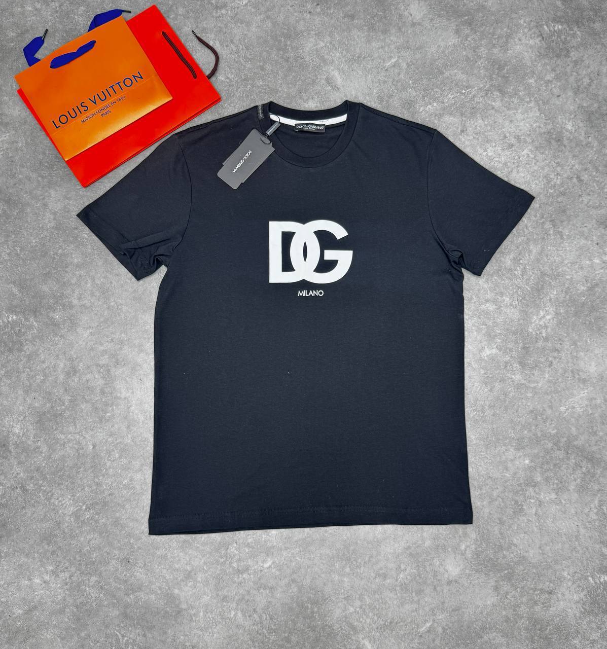 Dolce & Gabbana DG-logo Cotton T-shirts in 2 Colors Mens UK Reps AAA Quality