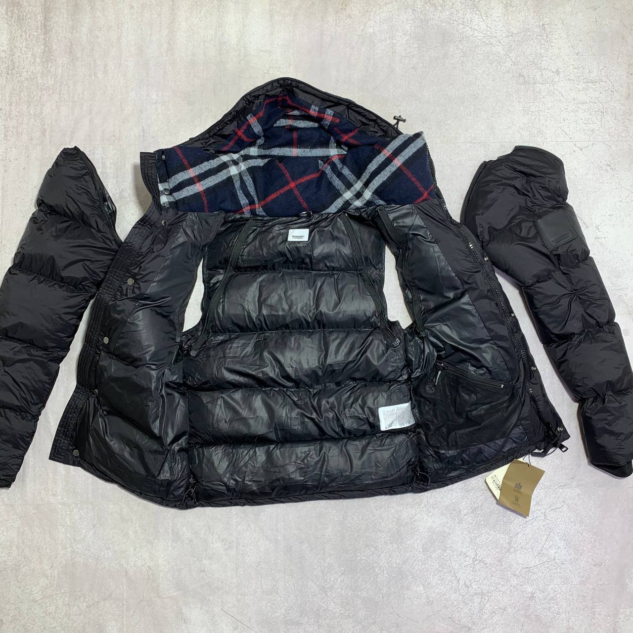 Burberry Halsby Puffer Down Jacket/Gilet in Black Color Mens Best Sale UK Reps AAA Quality