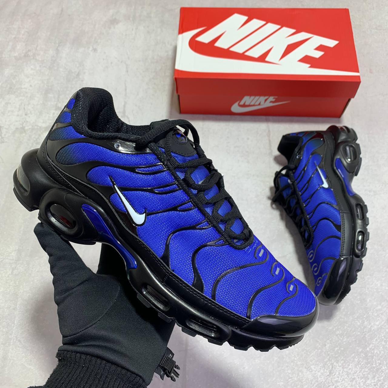 Nike Air Max Plus TN Black Phantom Racer Blue Mens Trainers Best Sale UK Reps AAA Quality