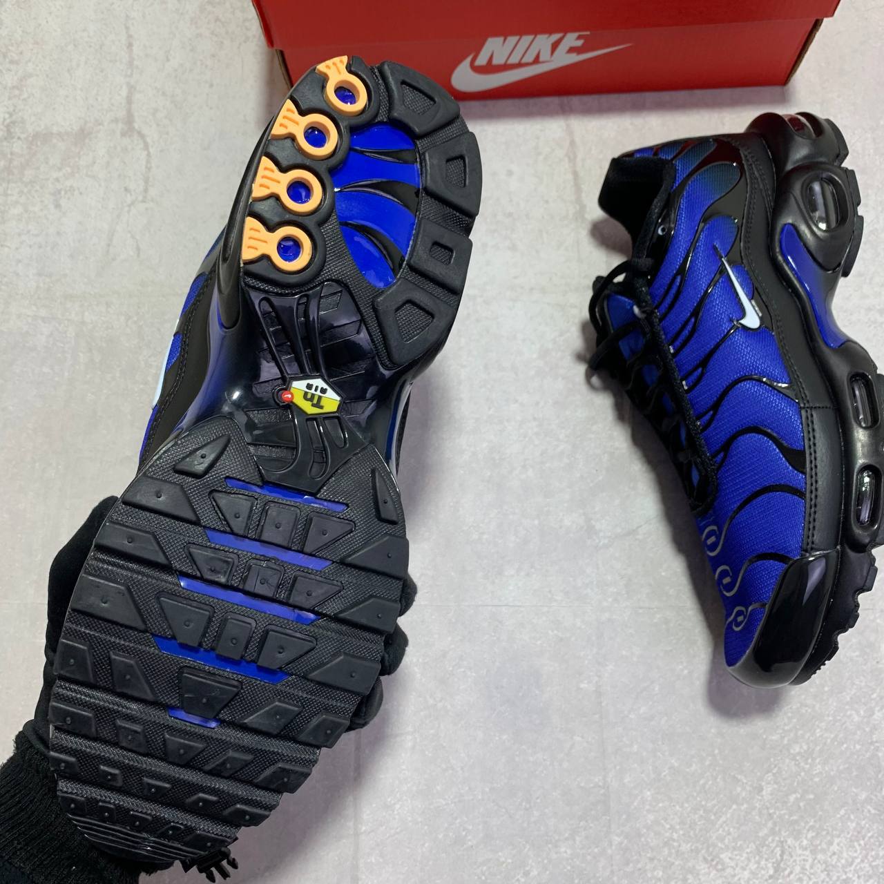 Nike Air Max Plus TN Black Phantom Racer Blue Mens Trainers Best Sale UK Reps AAA Quality