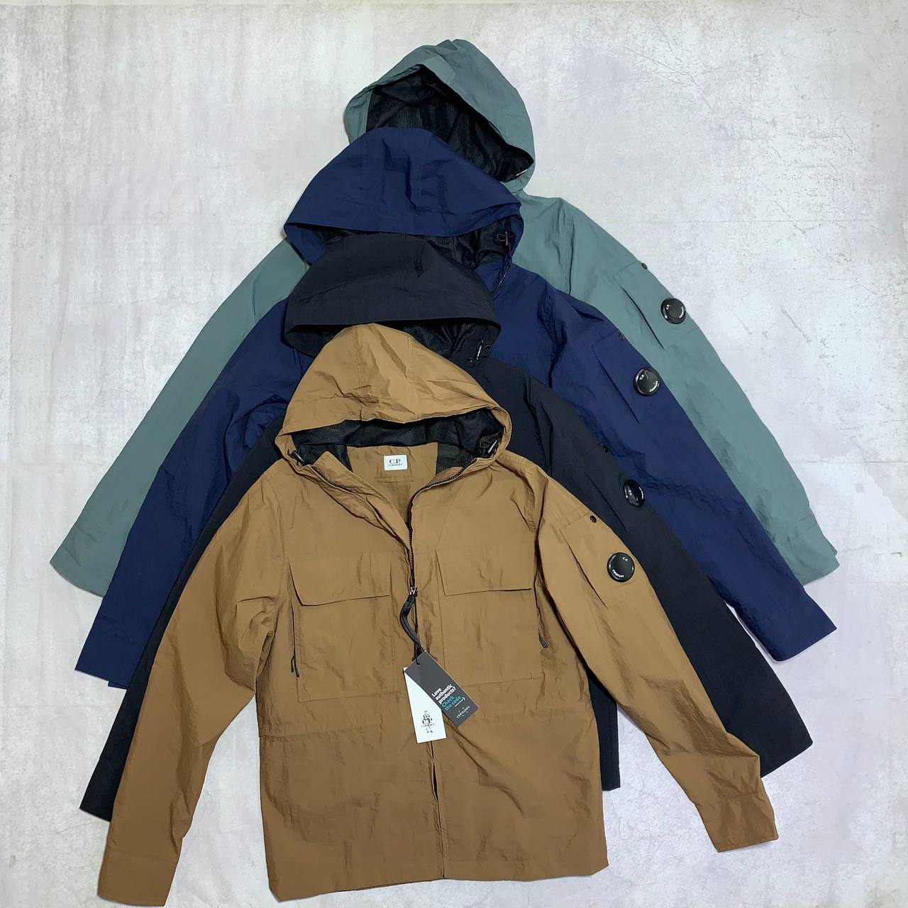 CP Company Chrome-R Hooded Jackets Mens in Multiple Colors Best Sale UK Reps AAA Quality