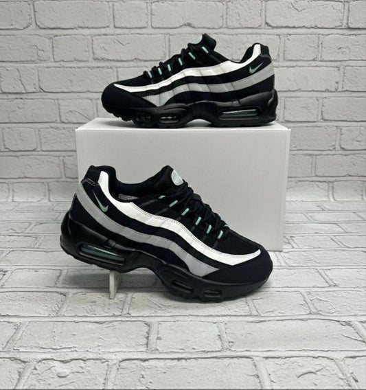 Nike Air Max 95 Black/ Green Womens Trainers UK Reps AAA Quality