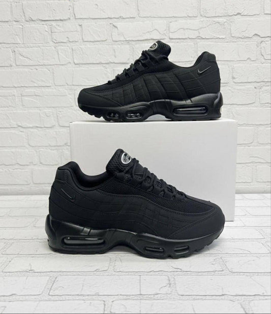 Nike Air Max 95 Full Black Womens Trainers UK Reps AAA Quality