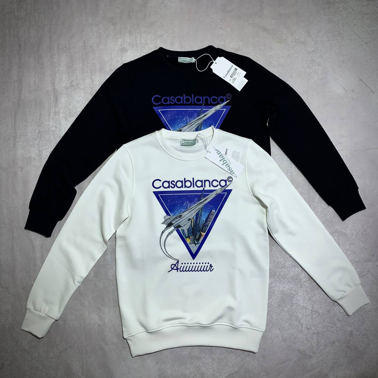 Casablanca Aiiiiir Printed Jumpers in 2 Colors Mens Best Sale UK Reps AAA Quality