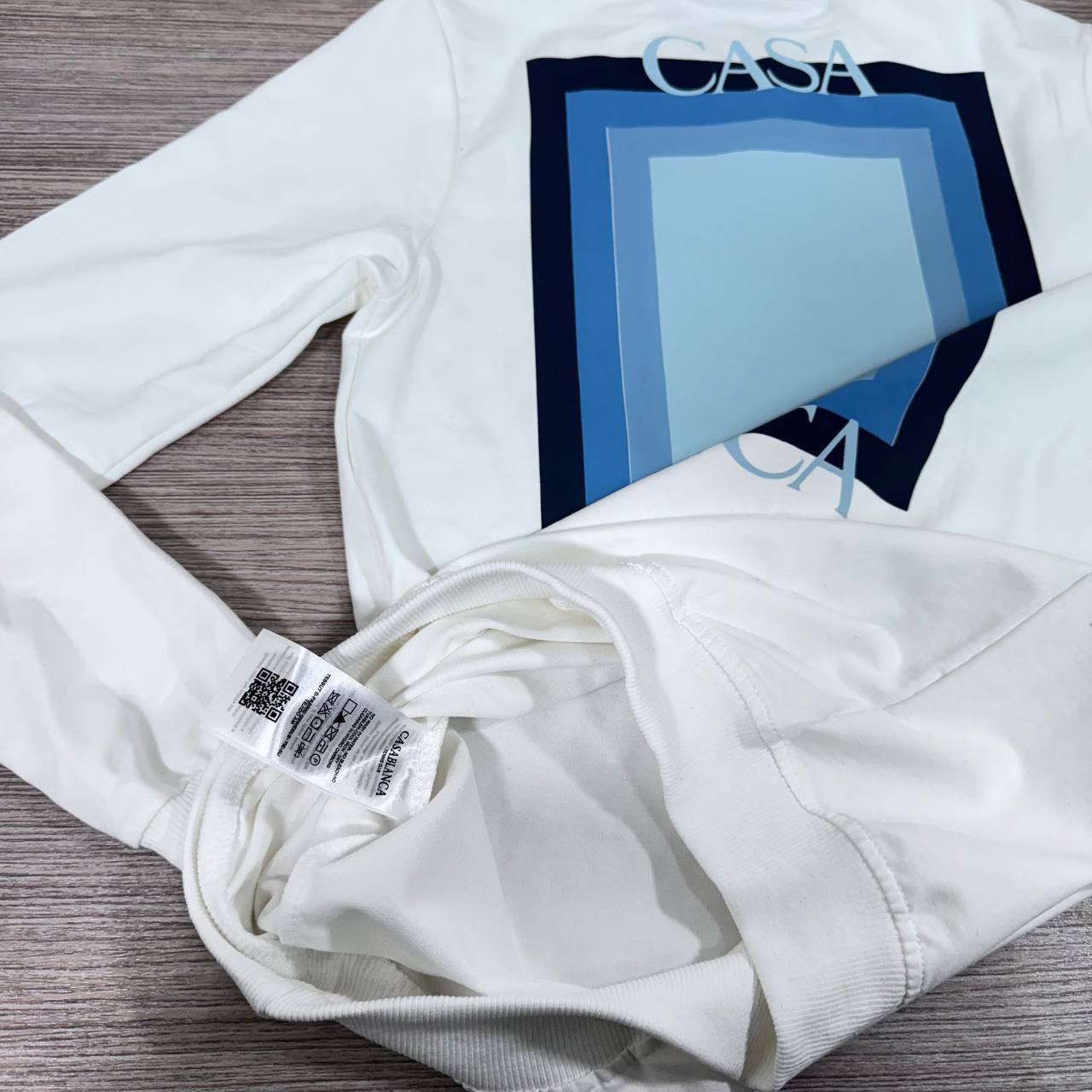 Casablanca Logo Degrade Screen Printed Jumpers in 2 Colors Mens Best Sale UK Reps AAA Quality