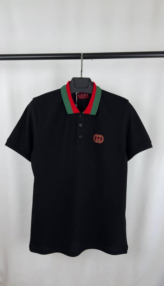 Gucci Striped-Collar GG Piquet Polo Shirts Mens in Multiple Colors Best Sale UK Reps AAA Quality