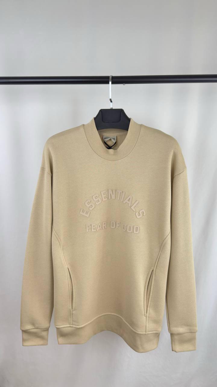 Essentials Fear Of God Crewneck Mens Jumpers in 2 Colors UK Reps AAA Quality