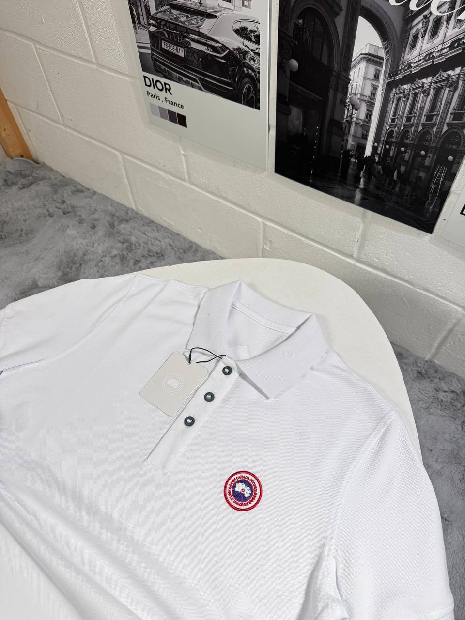 Canada Goose Beckley Polo Shirt Mens in 2 Colors UK Reps AAA Quality