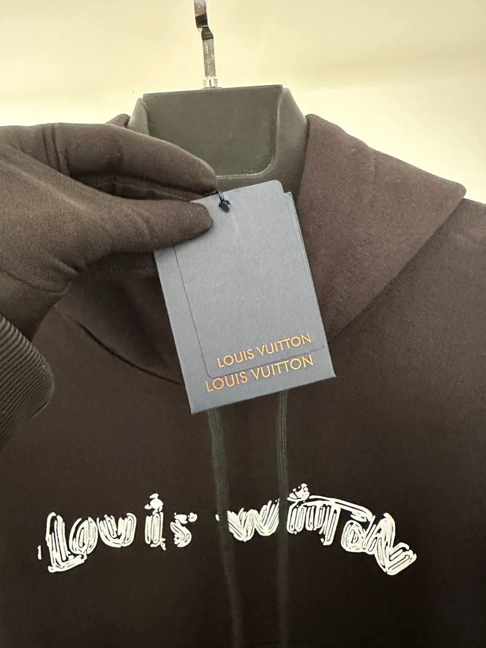 Louis Vuitton LV Graffiti Hoodie Men's in 2 Colors UK Reps AAA Quality