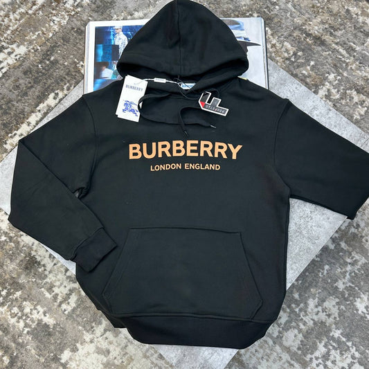 Burberry Logo Print Cotton Hoodie UK Reps Superclone Quality