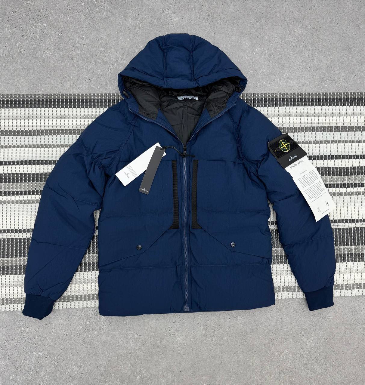 Stone Island Garment Dyed Crinkle Reps Down Jackets Mens in 2 Colors Best Sale UK Reps AAA Quality