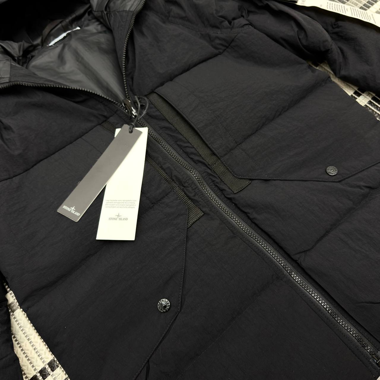 Stone Island Garment Dyed Crinkle Reps Down Jackets Mens in 2 Colors Best Sale UK Reps AAA Quality