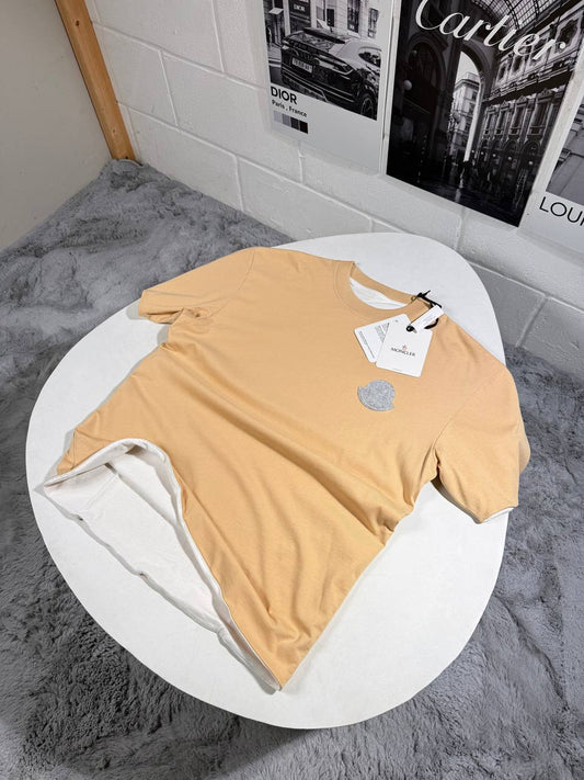 Moncler Logo Reversible T-Shirt Mens in 2 Colors Best Sale UK Reps AAA Quality