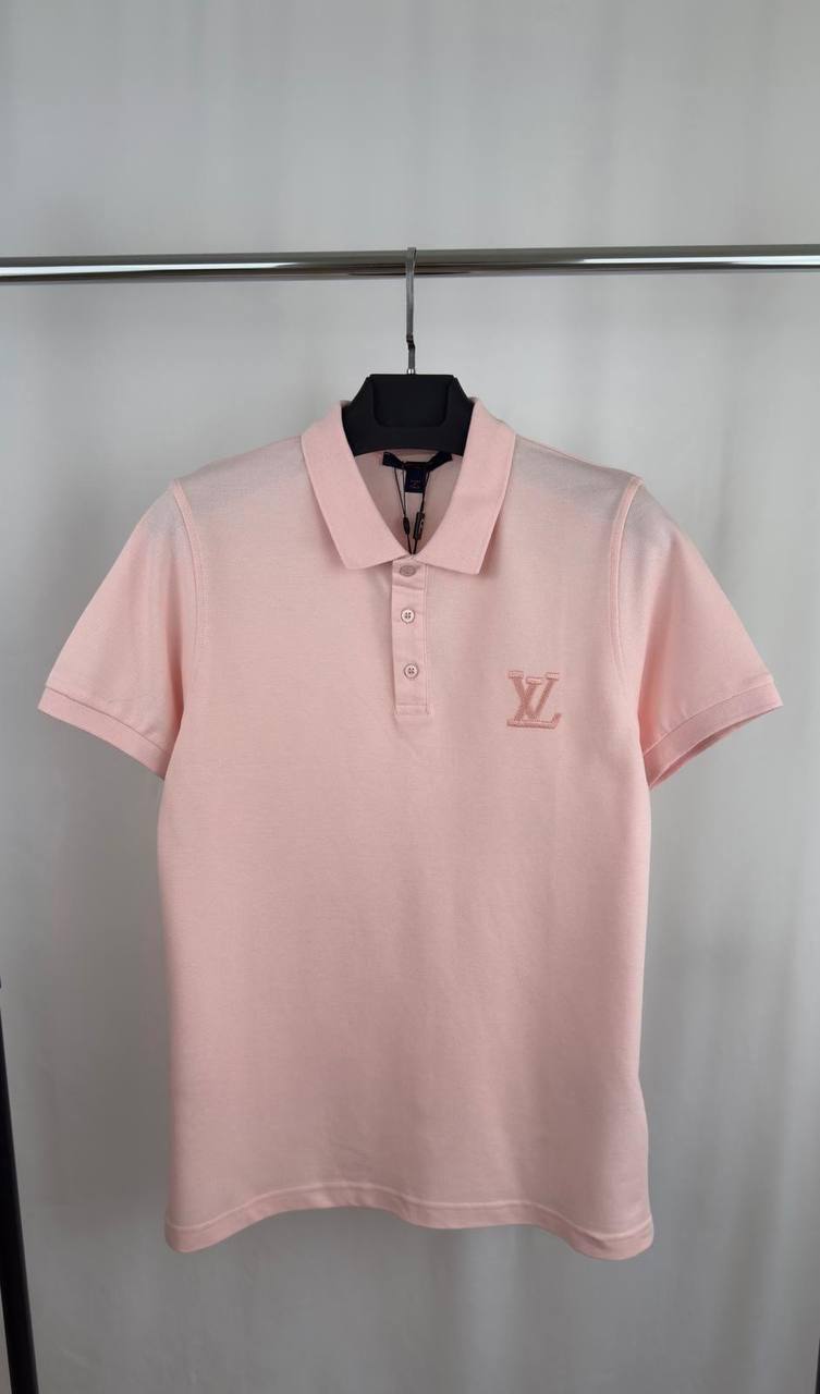 Louis Vuitton Embroidered Polo Shirts for Mens in Multiple Colors UK Reps AAA Quality