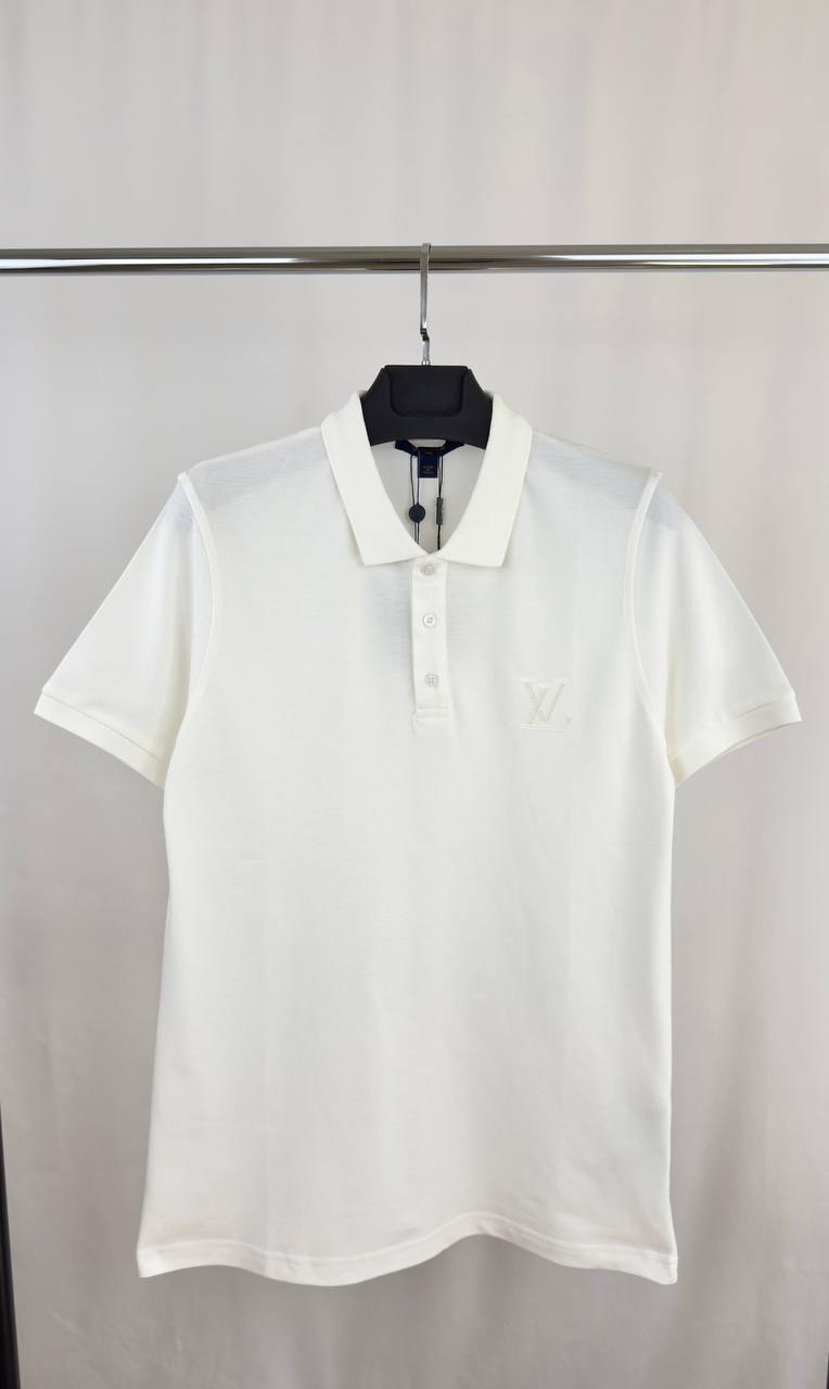 Louis Vuitton Embroidered Polo Shirts for Mens in Multiple Colors UK Reps AAA Quality