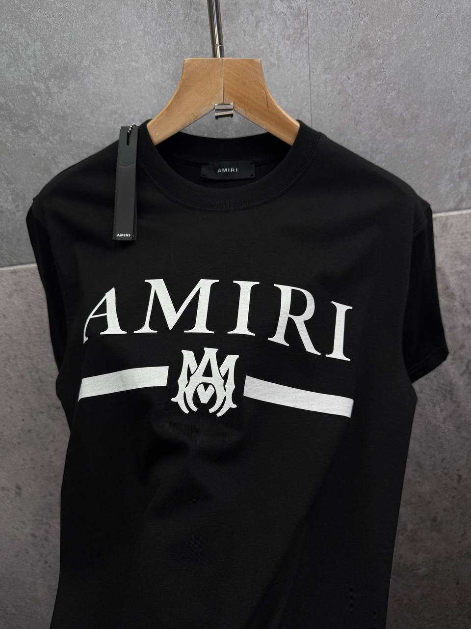 Amiri M.A Logo Print T-Shirts Mens in 2 Colors Best Sale UK Reps AAA Quality
