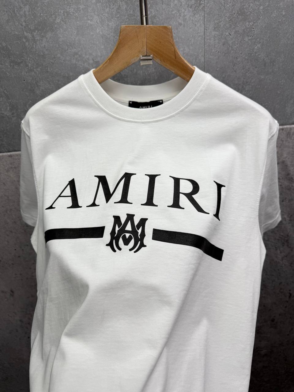 Amiri M.A Logo Print T-Shirts Mens in 2 Colors Best Sale UK Reps AAA Quality