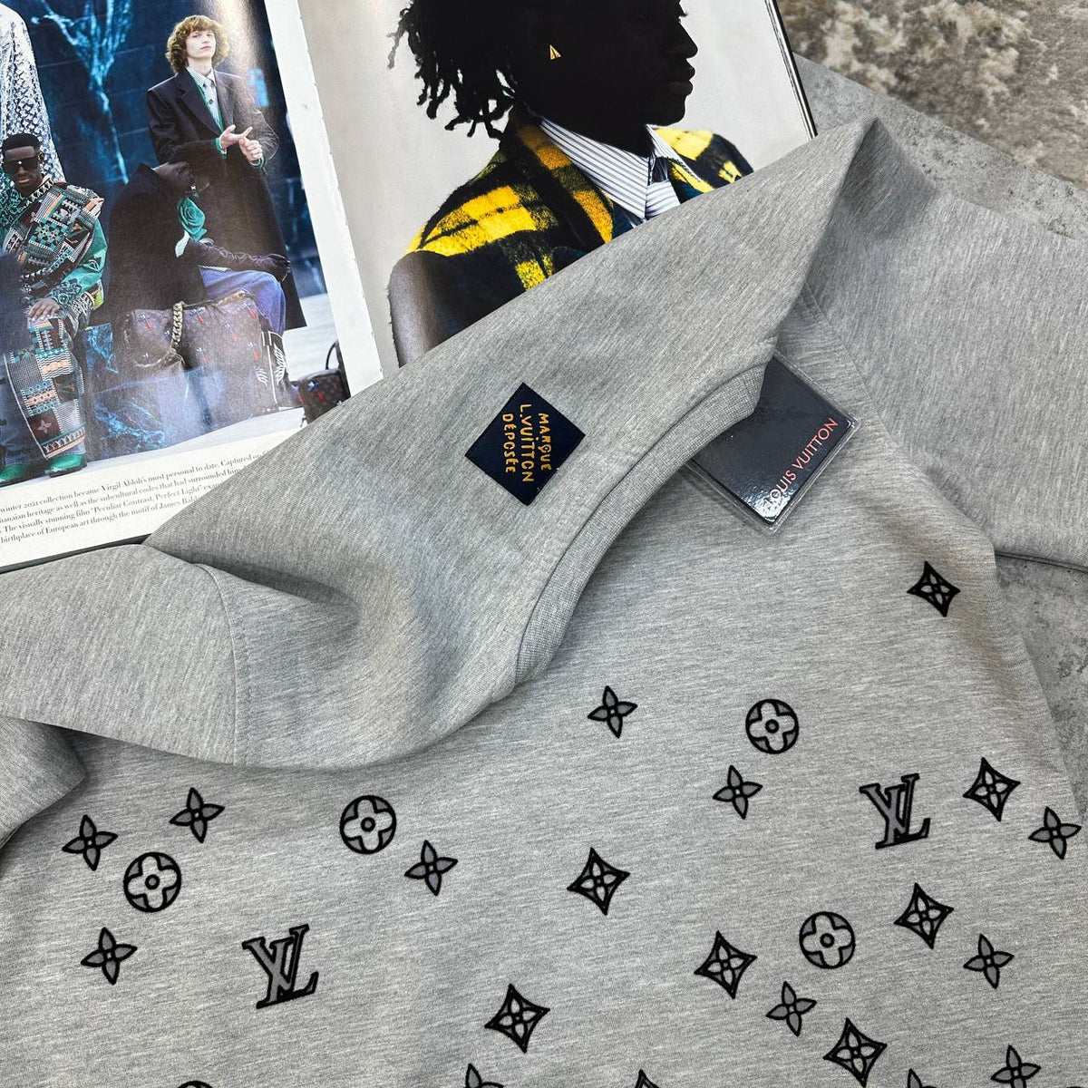 Louis Vuitton Monogram Gradient Crewneck Jumper UK Reps Superclone Quality