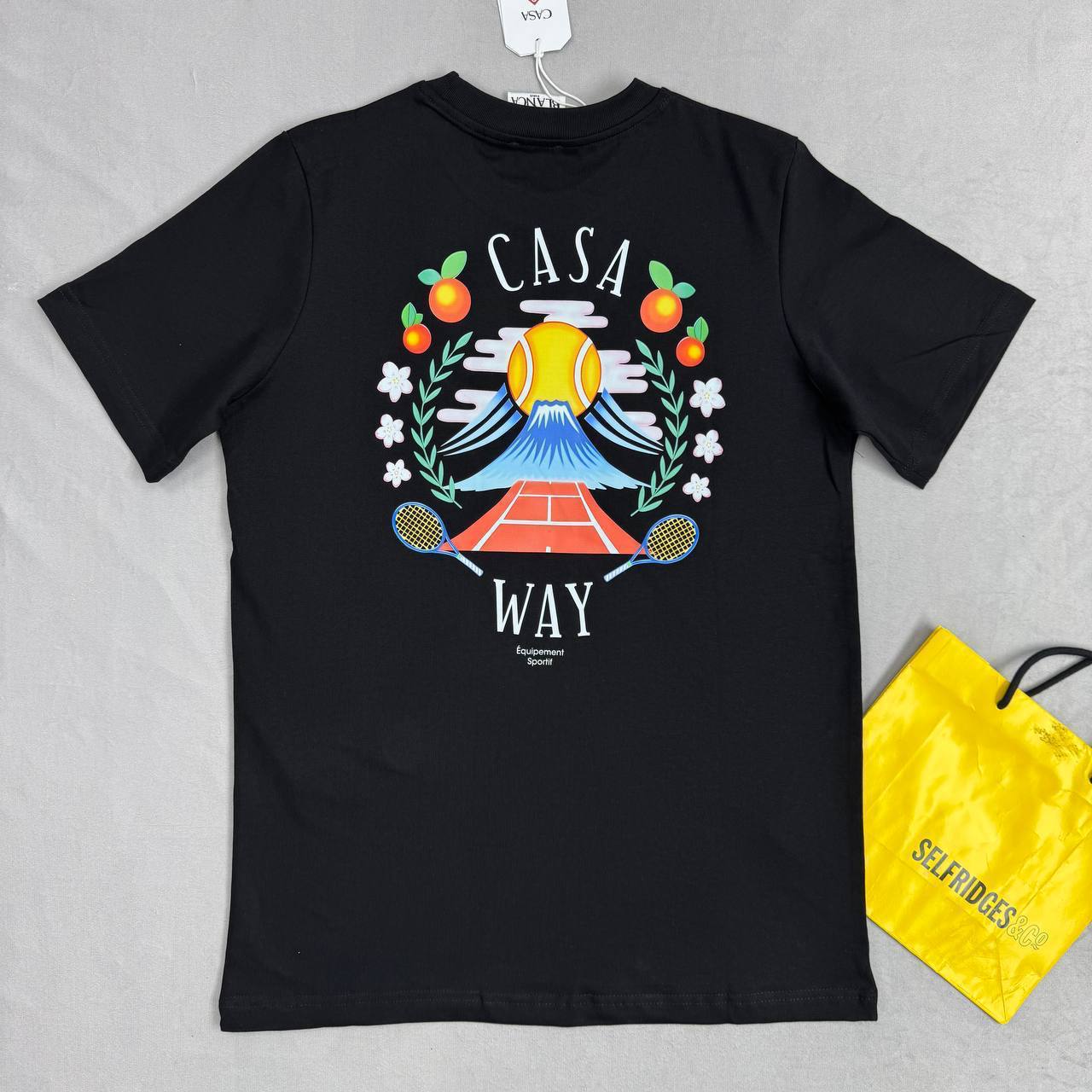 Casablanca Casa Way Mountain Mens T-Shirts in 2 Colors UK Reps AAA Quality