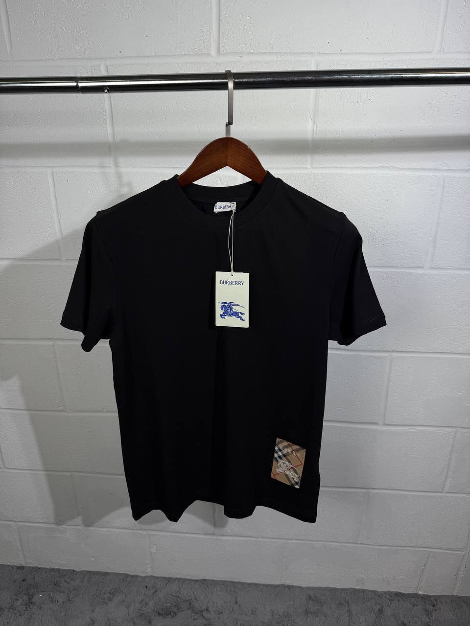 Burberry Check Label Cotton T-shirt & Shorts Set in Multiple Colors Mens Best Sale UK Reps AAA Quality