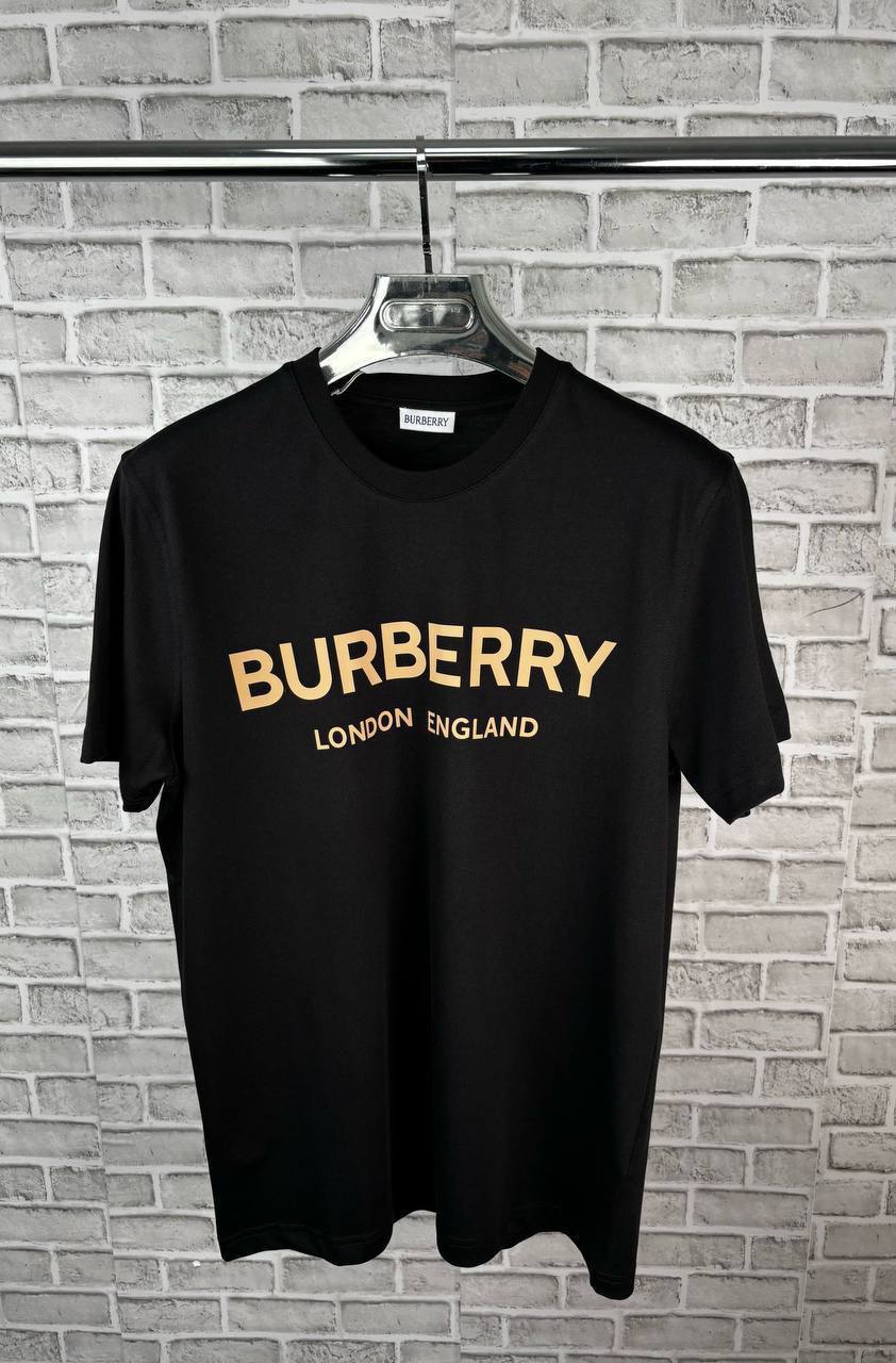 Burberry Shotover Logo Print T Shirt Mens in Multiple Colors UK Reps AAA Quality