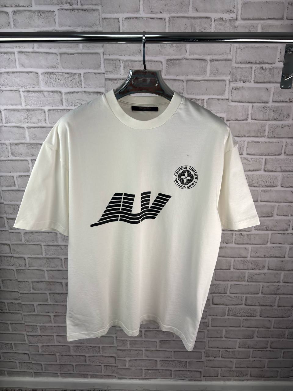 Louis Vuitton Washed Print Cotton T-Shirts Mens in Multiple Colors UK Reps AAA Quality