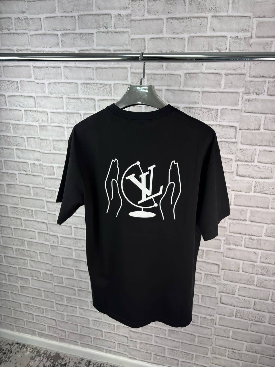 Louis Vuitton Washed Print Cotton T-Shirts Mens in Multiple Colors UK Reps AAA Quality