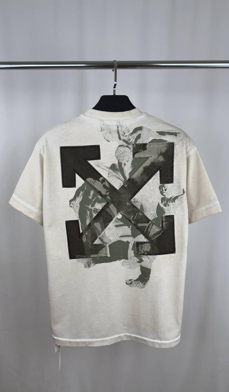 Off-White Martyrdom Arrow Skate T-Shirts Mens in Multiple Colors Short Sleeves UK Reps AAA Quality
