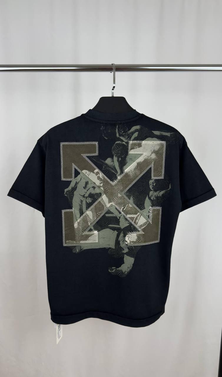 Off-White Martyrdom Arrow Skate T-Shirts Mens in Multiple Colors Short Sleeves UK Reps AAA Quality