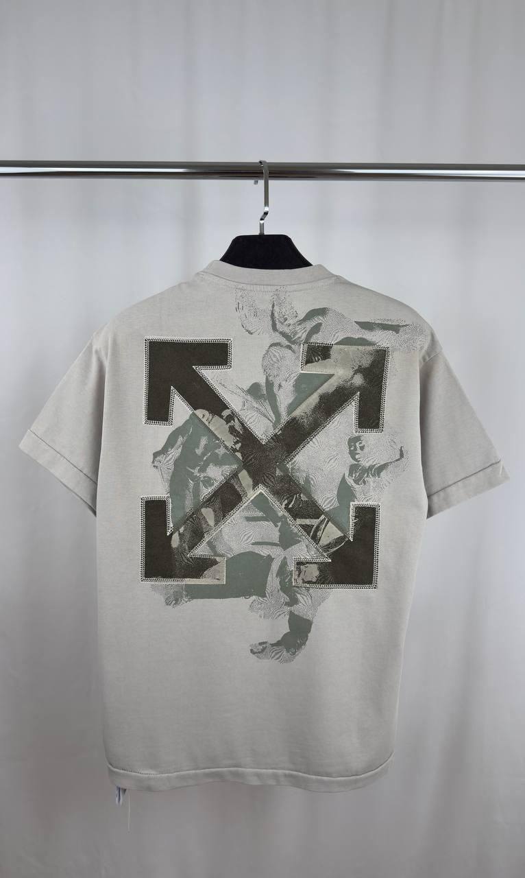 Off-White Martyrdom Arrow Skate T-Shirts Mens in Multiple Colors Short Sleeves UK Reps AAA Quality