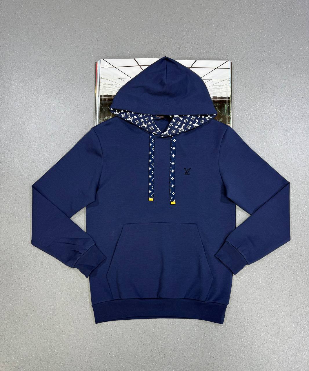 Louis Vuitton Men's Hoodie Printed Monogram Hood in Multiple Colors UK Reps AAA Quality