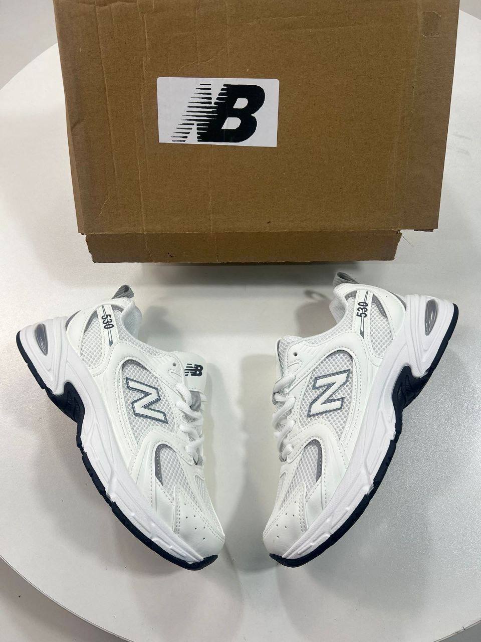 New Balance 530 White / Silver Accents Womens Trainers UK Reps AAA Quality