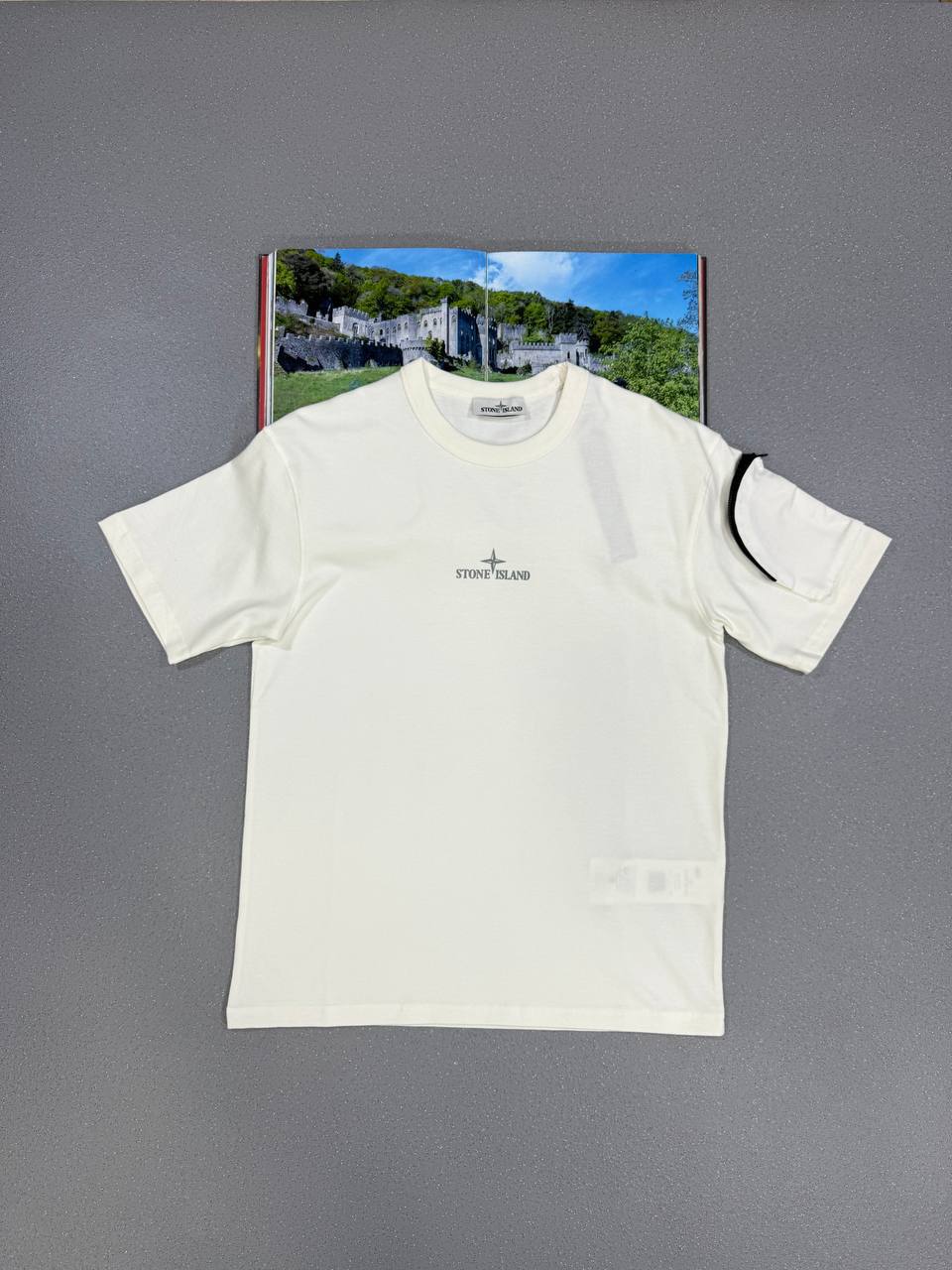 Stone Island Archivio Organic-Cotton Logo T-Shirt Mens in Multiple Colors UK Reps AAA Quality