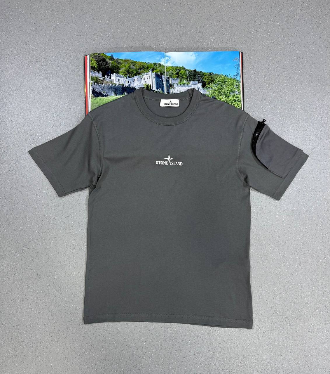 Stone Island Archivio Organic-Cotton Logo T-Shirt Mens in Multiple Colors UK Reps AAA Quality