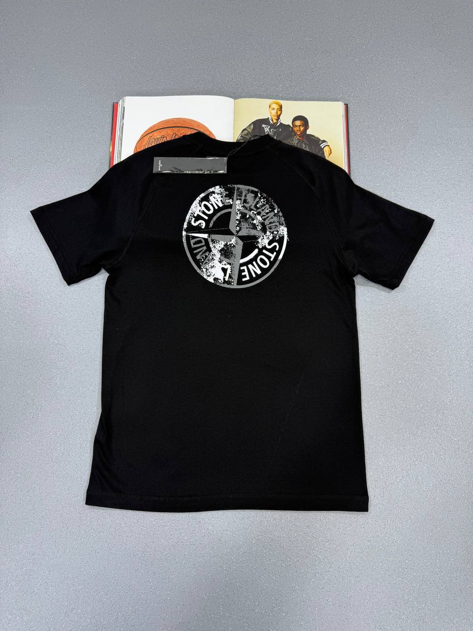 Stone Island Tee Cotton Compass-Print T-Shirts in Multiple Colors UK Reps AAA Quality