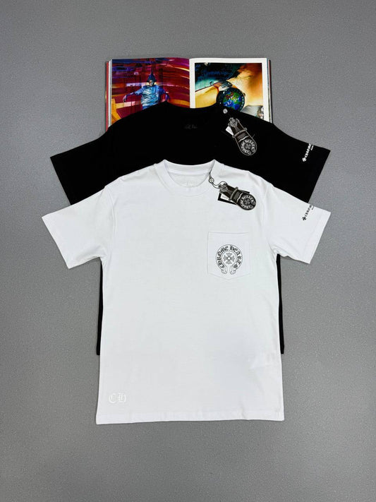 Chrome Hearts Classic Horseshoe T-Shirts in 2 Colors Mens UK Reps AAA Quality