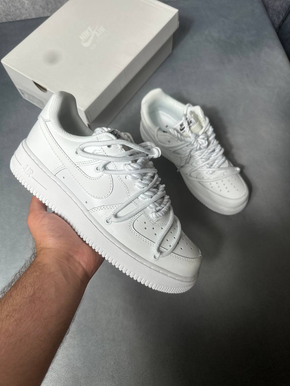 Nike Air Force 1 Low Mens Shoes Premium Fakes in 2 Colors UK Reps AAA Quality