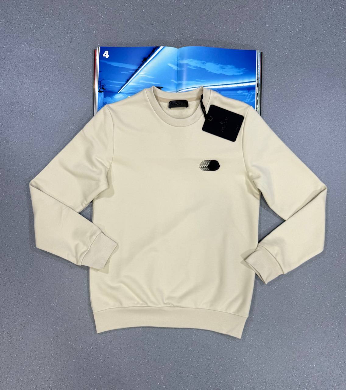 Moncler Logo-Patch Jumpers Mens Fashion in Multiple Colors UK Reps AAA Quality