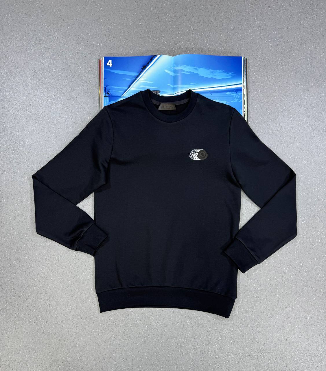 Moncler Logo-Patch Jumpers Mens Fashion in Multiple Colors UK Reps AAA Quality