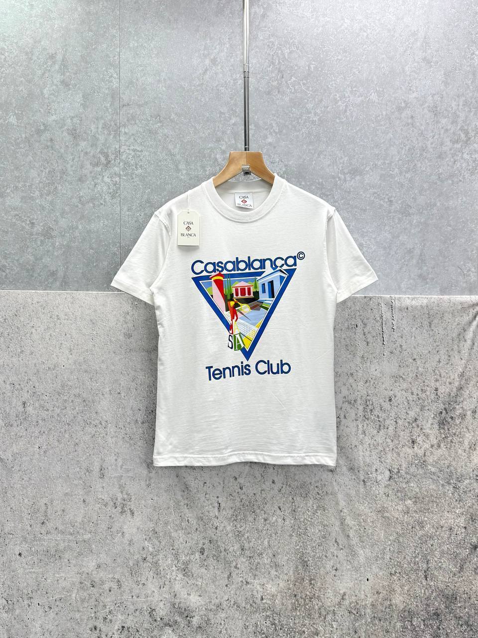 Casablanca La Joueuse Mens T-Shirts in 2 Colors UK Reps AAA Quality