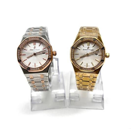 Audemars Piguet Royal Oak Selfwinding Womens Watch White Dial in 2 Colors UK Reps AAA Quality