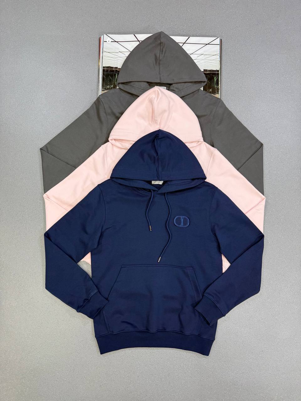 Christian Dior Pre-Owned Logo-Embroidered Hoodie Mens in Multiple Colors UK Reps AAA Quality