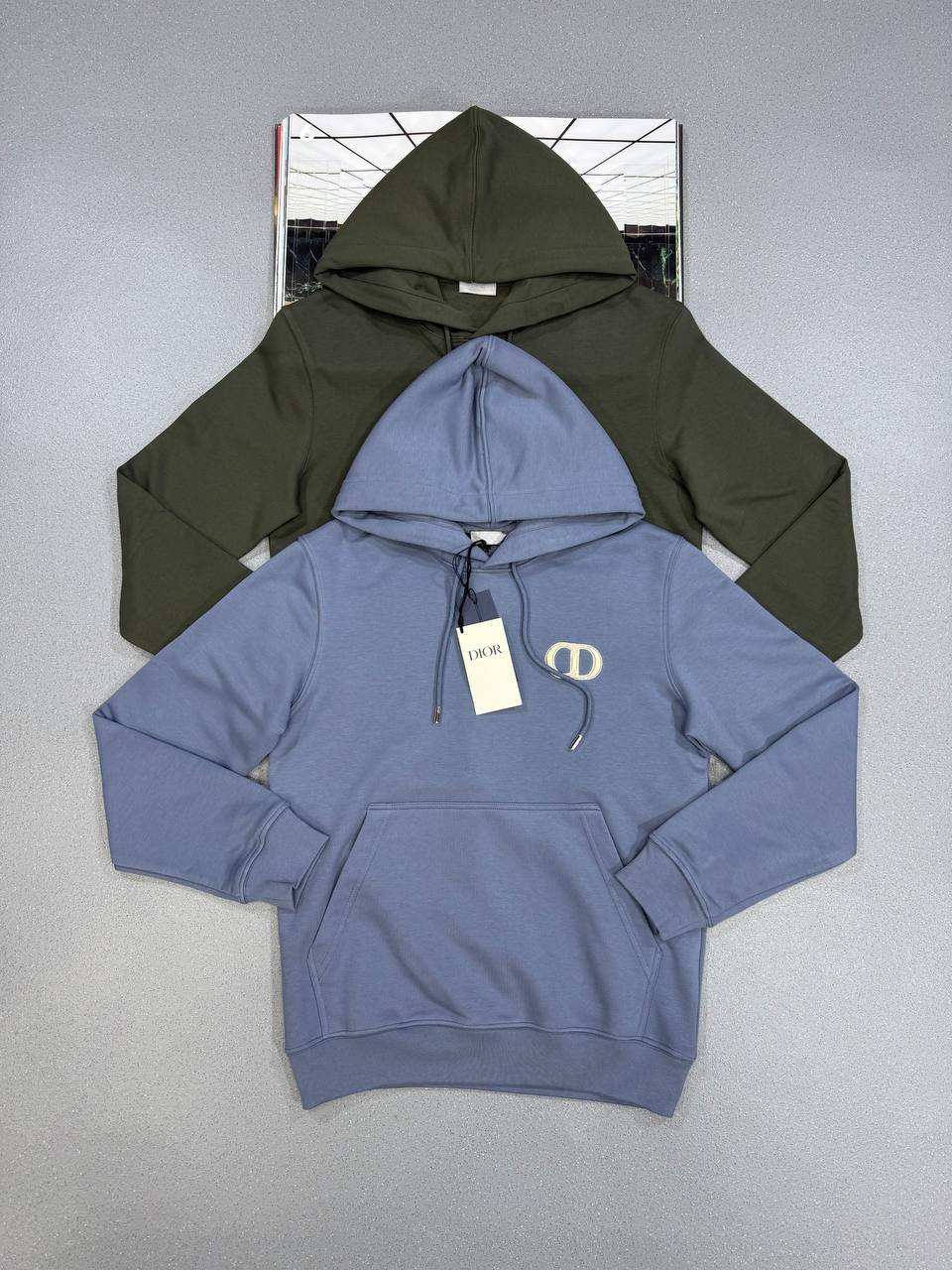 Christian Dior Pre-Owned Logo-Embroidered Hoodie Mens in Multiple Colors UK Reps AAA Quality