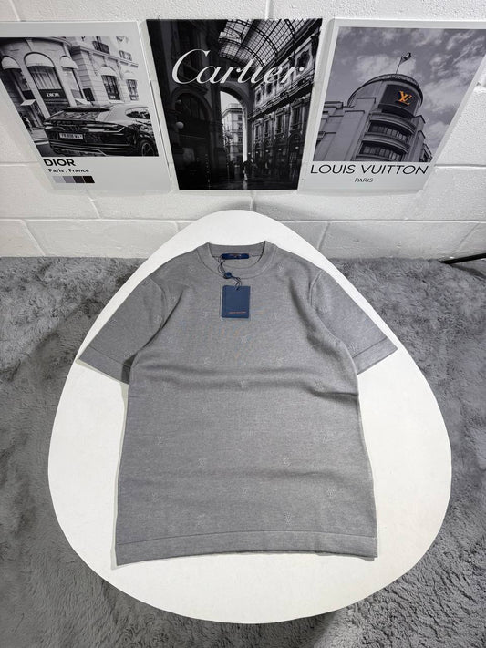 Louis Vuitton Monogram Knit T-Shirt Mens UK Reps AAA Quality